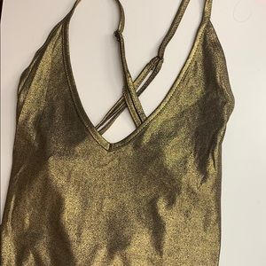 Metallic bodysuit S
